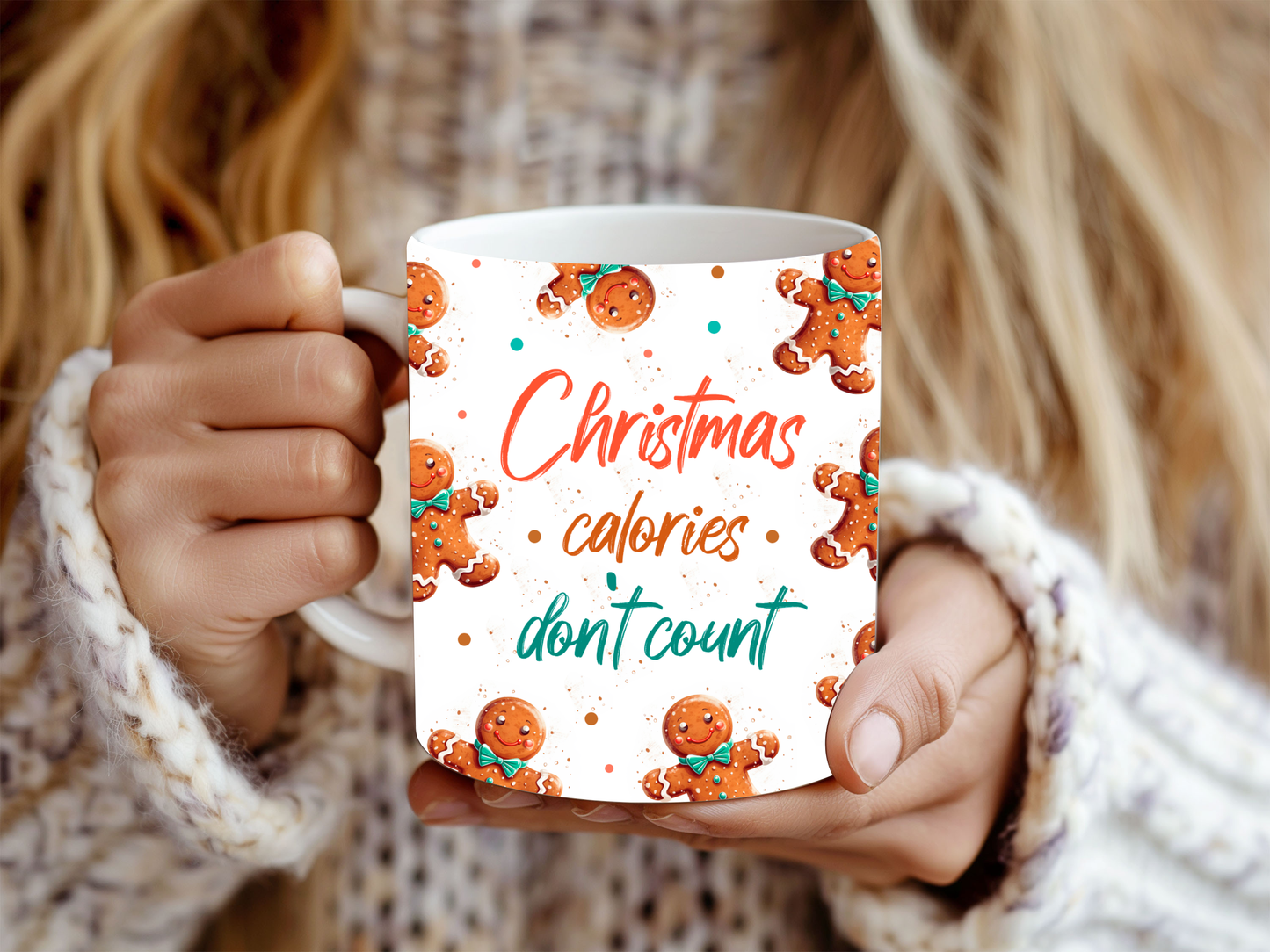 Christmas Calories Don’t Count Mug