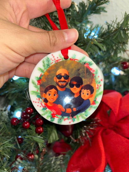 Personalized Christmas Ornament with Photo