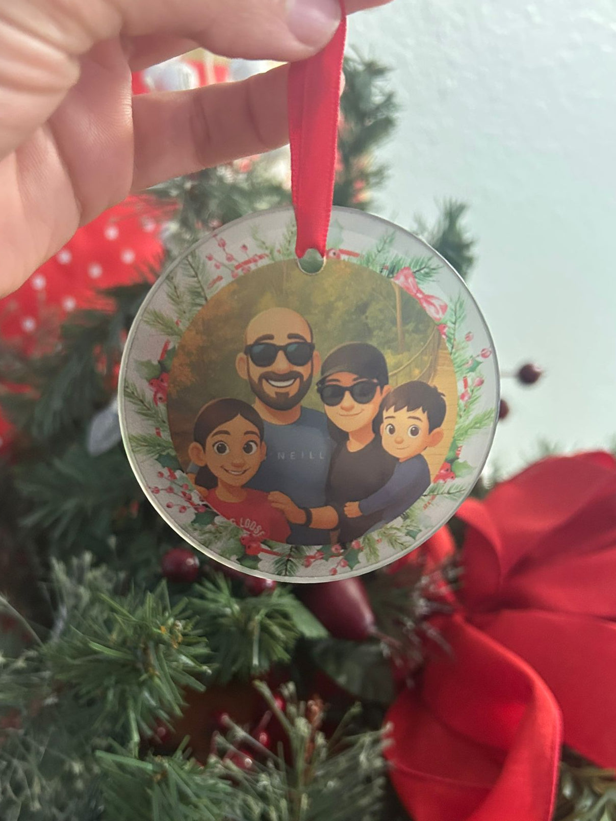Personalized Christmas Ornament with Photo
